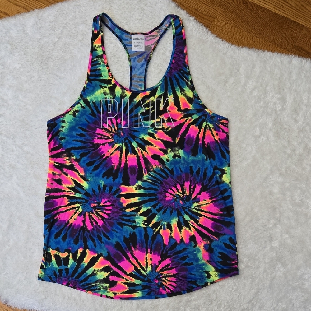 Victoria's Secret PINK Tye Dye Tank Top, Womens Small